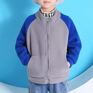 Girls and Boys Full Zip Polar Fleece Jacket