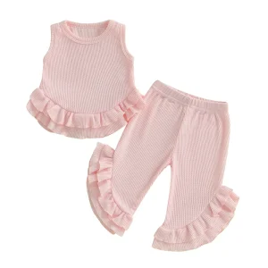 Toddler Girl Summer Outfits 2Pcs Set