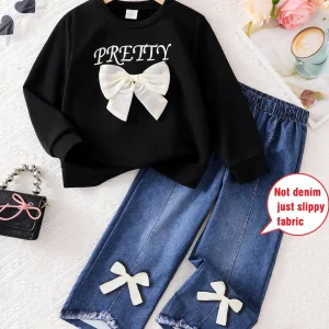 2-Piece Set Pants  Casual Clothing for Girls