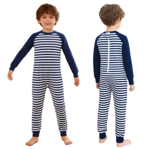 Special Needs Adaptive Long Sleeve Jumpsuit Sleepwear