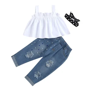Girls Summer 2PCS Pants Sets