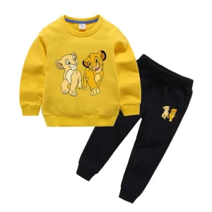 Boys Lion King Cartoon Tracksuits Two Piece