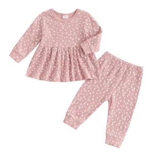 Toddler Girl Fall Outfits 2Pcs Set